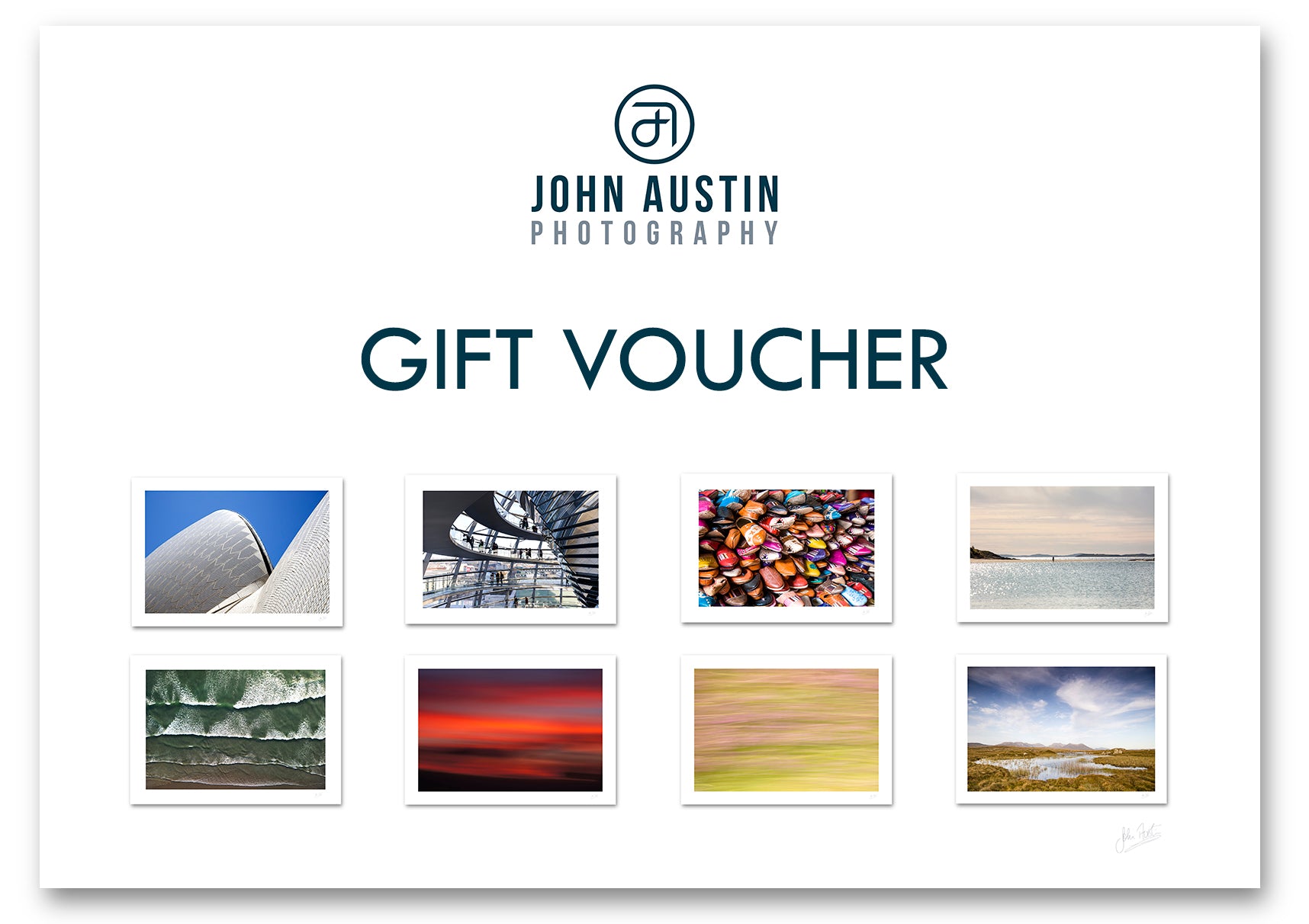 John Austin Photography Gift Voucher